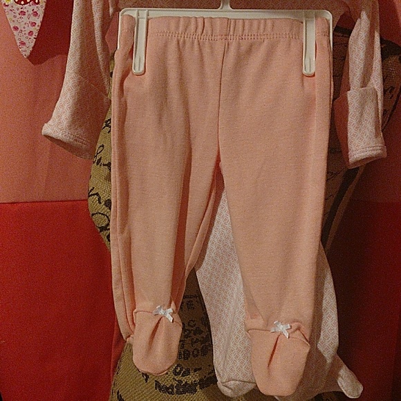New Carter's Baby Girl 4 Piece Set Sz Newborn - Picture 6 of 6